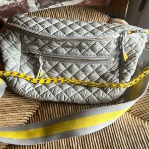 MZ Wallace large Crosby sling bag in Atmosphere